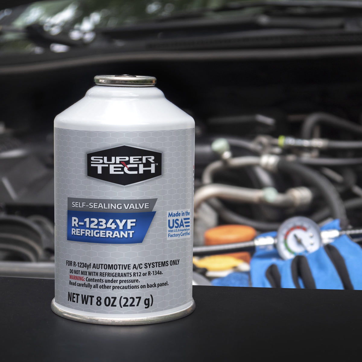Super Tech 1234YF Refrigerant, 8oz