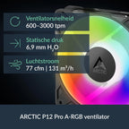 ARCTIC ACFRE00184A Liquid Freezer III Pro 360 A-RGB AIO CPU Cooler, Water Cooling 38 mm Radiator, AMD AM5/AM4, Intel LGA1851/1700 (Black)