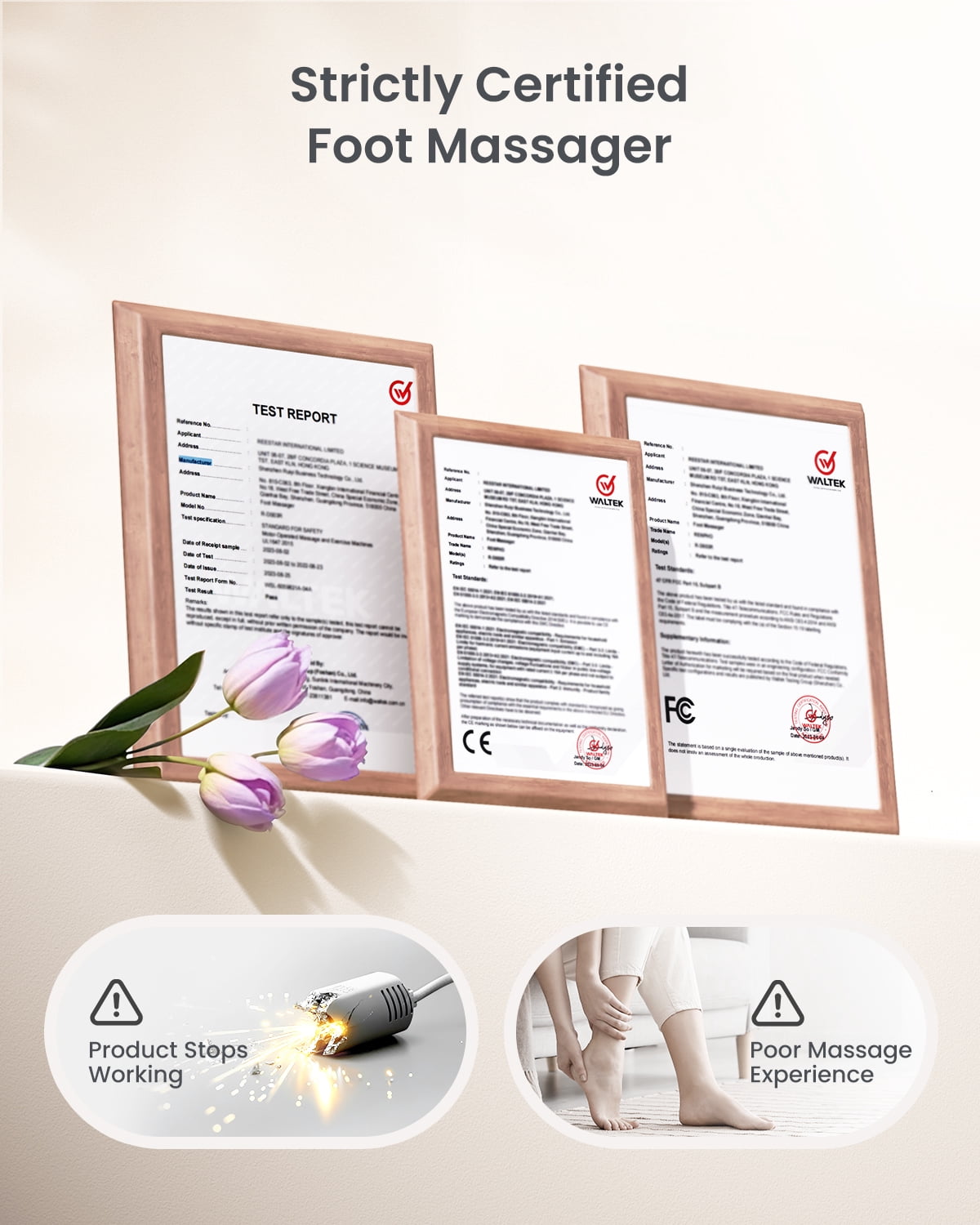 Pureheal Foot Massager with Heat,Shiatsu Foot Massager Machine for Plantar Fasciitis, FSA HSA Eligible, Gifts for Women Mom