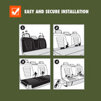 Ozark Trail Heavy Duty Rear Bench Seat Cover, Black