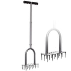 Walensee Aerator Lawn Tool, 15-Spike Manual Lawn Aerator Tool for Yard