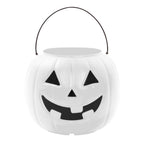 30-Count Jack-o'-Lantern Trick-or-Treat Pail, White, 8", Halloween by Way To Celebrate