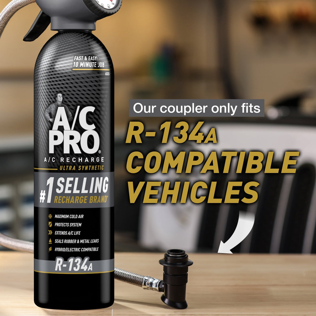 A/C Pro Ultra Synthetic R-134a Refrigerant Kit - 16 OZ
