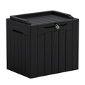 Greesum Outdoor Storage Box 31 Gallon Storage Box with Lid for Patio Furniture, Garden Tools, Pool Supplies, Waterproof and UV Resistant, Lockable