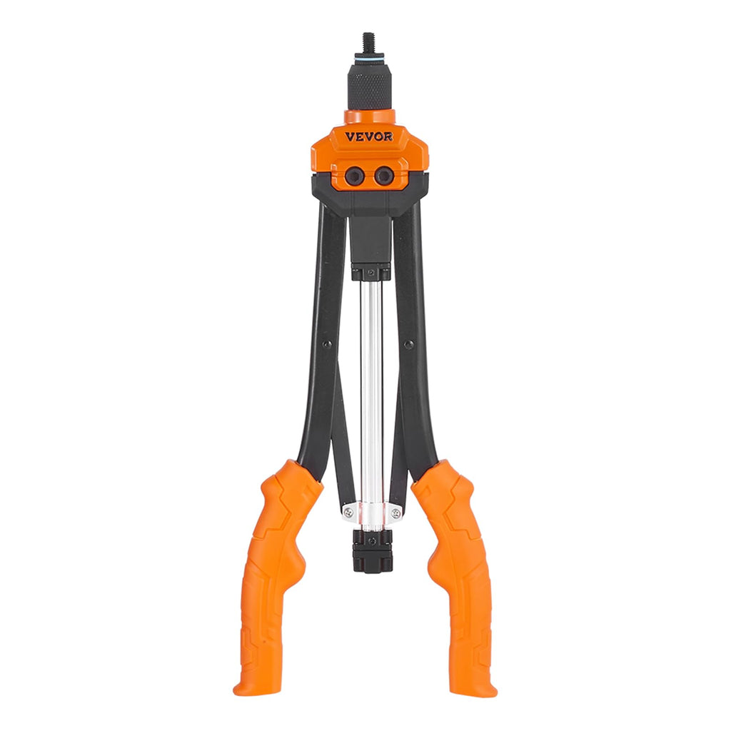 VEVOR Rivet Nut Tool, 16 inch Rivnut Tool Kit with 13PCS Metric and SAE Mandrels, 186PCS Rivet Nuts, Semi-auto Retraction, M3, M4, M5, M6, M8, M10