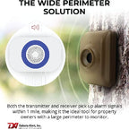 Dakota Alert Wireless Driveway Alarm DCMA-4K Plus 1-Mile Motion Sensor Kit
