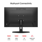 Sceptre 27-inch Prime Gaming Monitor 100Hz 1ms DisplayPort HDMI x2 100% sRGB AMD FreeSync Build-in Speakers, Eye Care Frameless Machine Black 2025
