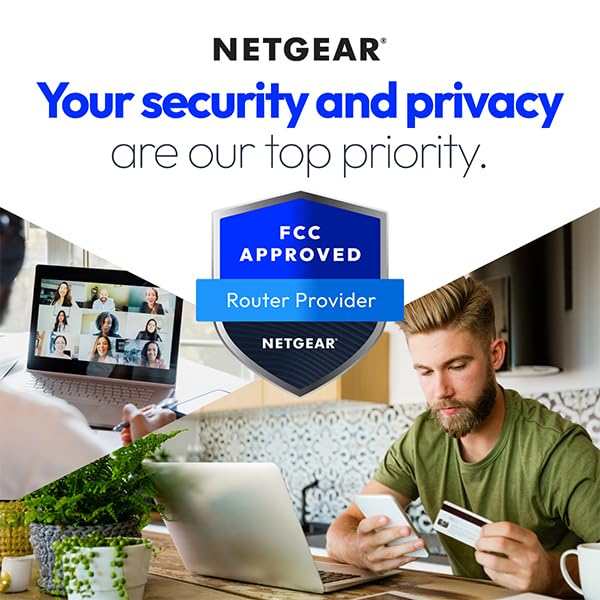 NETGEAR Nighthawk WiFi 6 Router R6700AX, Up to 1,500 sq ft, 1.8 Gbps