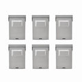 6 Pack AC Disconnect Boxes 60A Non-Fused, Pull-Out HVAC Disconnect Switch for Outdoor Air Conditioner Units