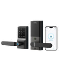 eufy Security Smart Lock C33, Keypad Door Lock with Handle, Built-in Wi-Fi