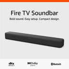 Fire TV Soundbar, 2.0 speaker with DTS Virtual:X and Dolby Audio, Bluetooth connectivity