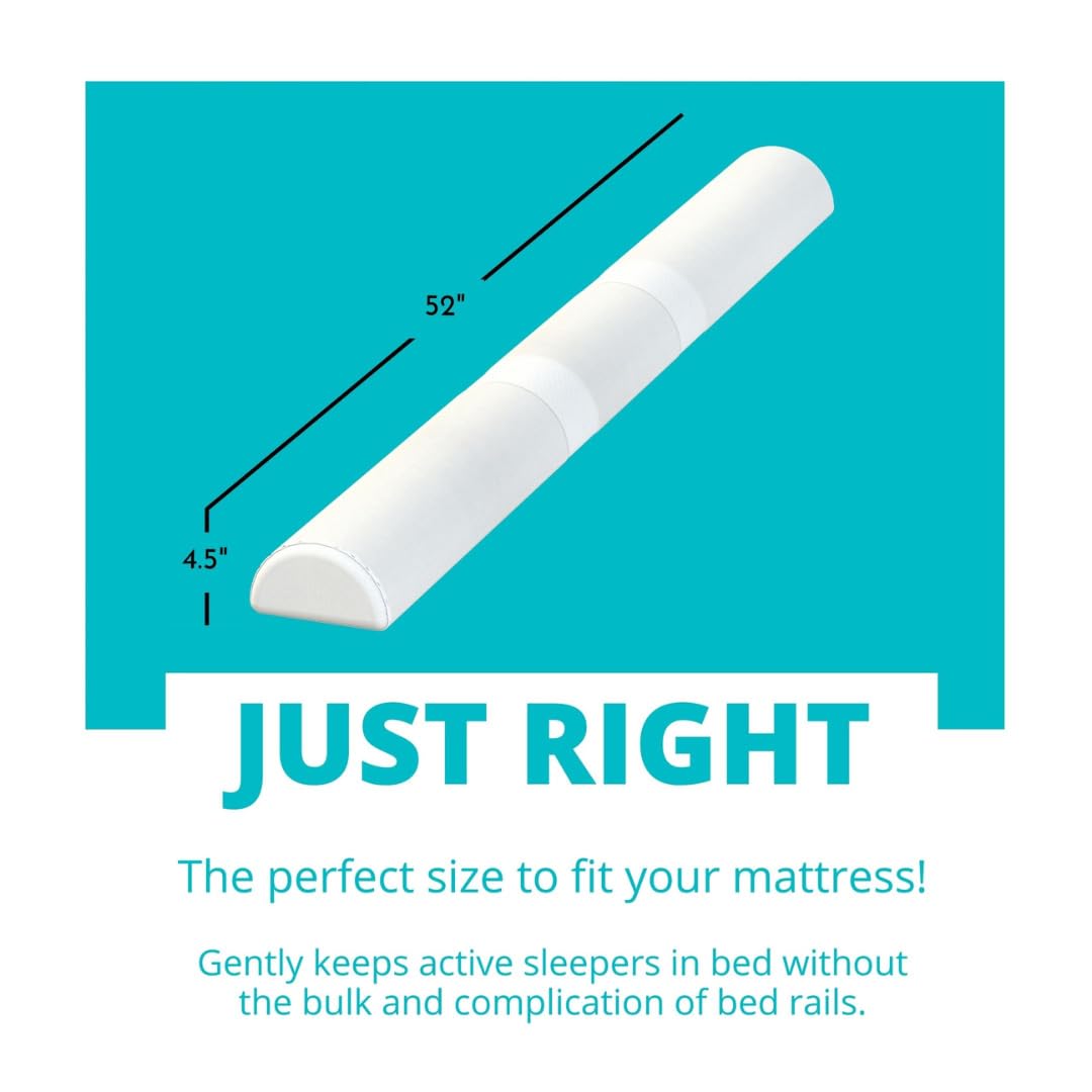 Toddler Bed Bumper Guard – Soft Foam Safety Bed Rail for Toddlers with Non-Slip Cover – Child Sleep Barrier for Twin, Full, Queen & King Mattress