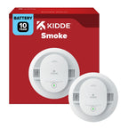 Kidde Smoke Detector, 10-Year Battery Powered, LED Status Lights, 85 dB Alarm, 20SD10, 1 Pack