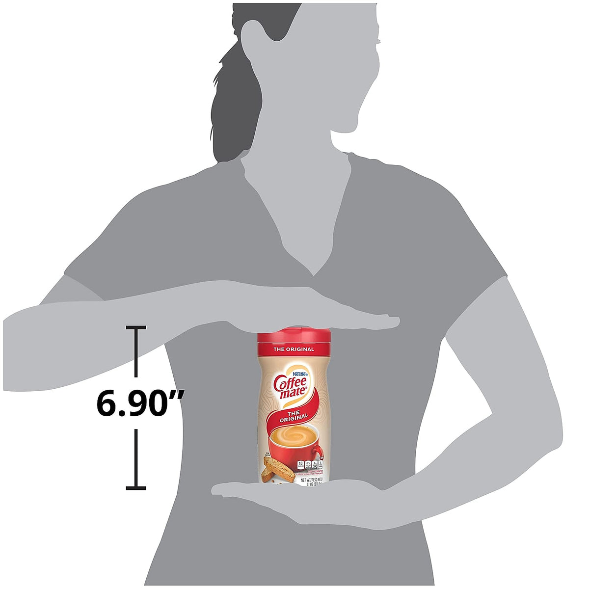 Nestle Coffee mate Original Non-Dairy Powder Creamer, 11 oz, 12-Pack