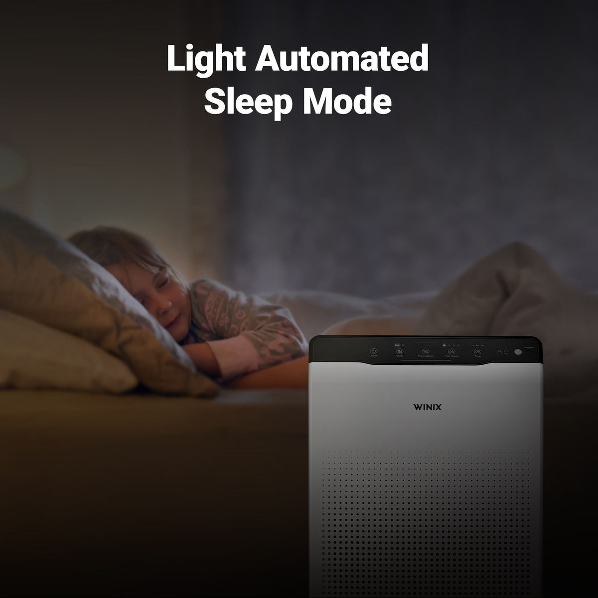 Winix C535 True HEPA Air Purifier with PlasmaWave Technology, White