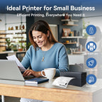 Label Printer Bluetooth 4x6 Thermal Wireless Shipping Label Maker for Packages, Compatible with Windows, iOS & Android, Ideal for Business & Home
