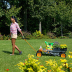 Worx 8-in-1 Aerocart Metal Garden Cart, Wheelbarrow And Dolly, Orange, Black And Silver - WG050