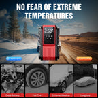 Lolseas Car Jump Starter with Air Compressor, 4500A Car Battery Jump Starter for 9.0L Gasoline/8.0L Diesel Engines, 150PSI PortableTire Inflator