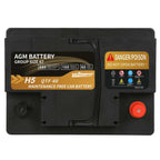 1AUTODEPOT Platinum AGM Group 47 Battery, 12 Volt Rechargeable Automotive Batteries for Car, H5 680CCA 60Ah 100RC