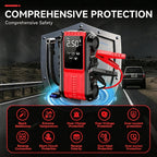 Lolseas Car Jump Starter with Air Compressor, 4500A Car Battery Jump Starter for 9.0L Gasoline/8.0L Diesel Engines, 150PSI PortableTire Inflator