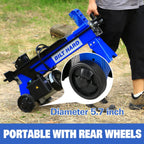 BILT HARD Electric Log Splitter 6.5 Ton 15Amp Horizontal