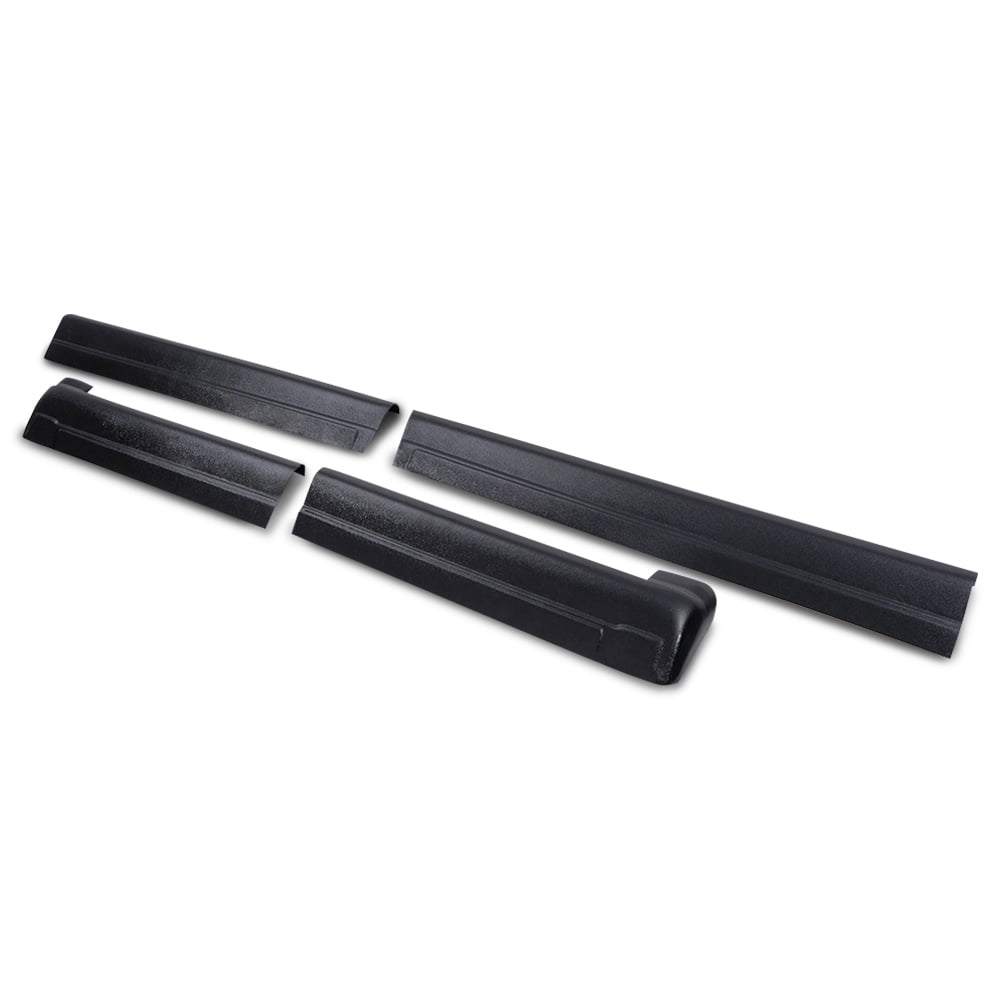 Black Trail Armor Rocker Panel Guard Cover Fit for 1999-2006 Chevy Silverado GMC Sierra