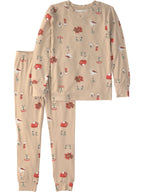 Carter's Child of Mine Baby and Toddler ComfySoft Thanksgiving Pajama Set, 2-Piece, Sizes 12M-5T