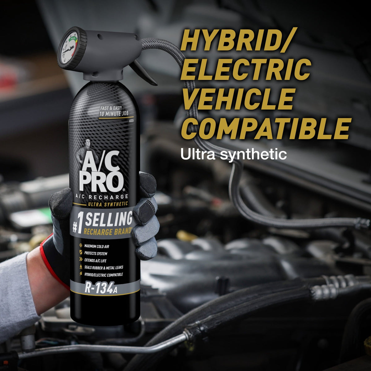 A/C Pro Ultra Synthetic R-134a Refrigerant Kit - 16 OZ