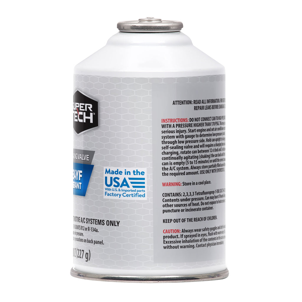 Super Tech 1234YF Refrigerant, 8oz
