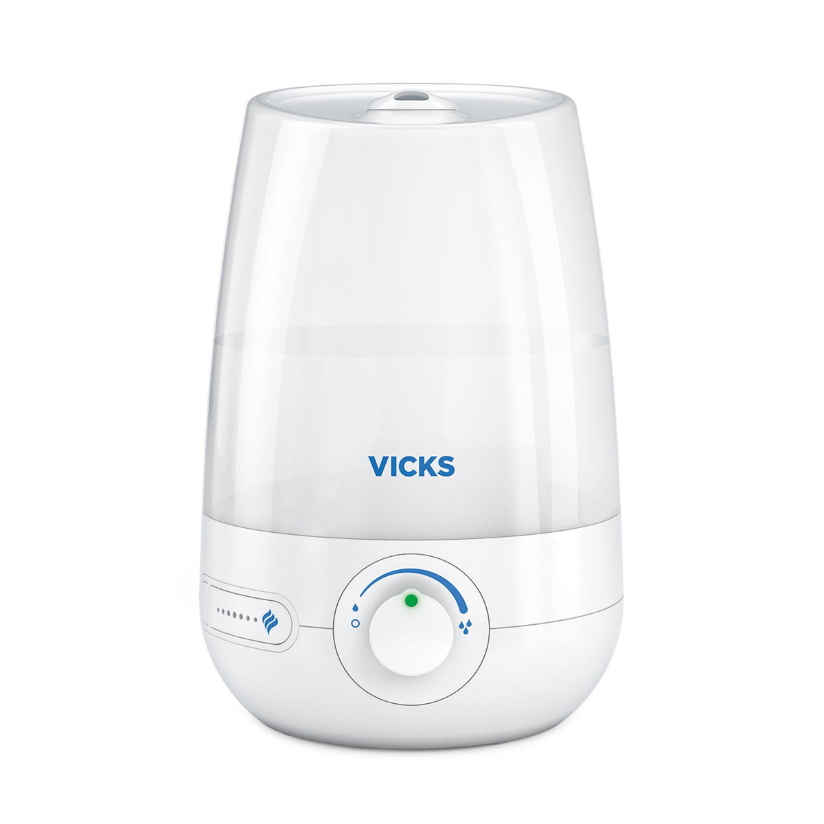 Vicks 1 gal 400 sq ft Ultrasonic Cool Mist Humidifier, White