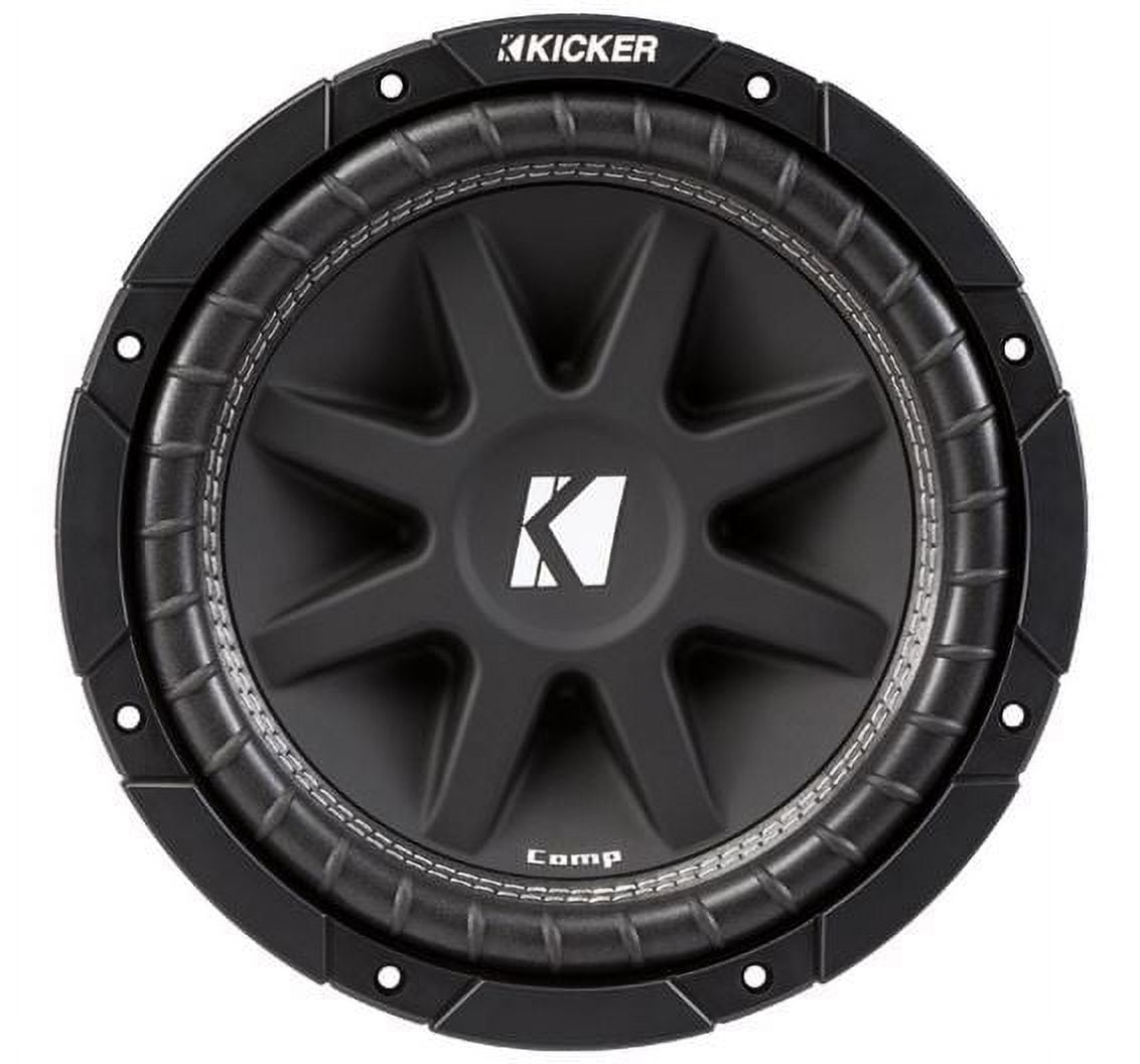 Kicker 43C104 10-Inch 300 Watts Max Power Single 4 Ohm Car Subwoofer