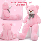 MaoGoLan Giant Teddy Bear 47" Giant Bear Stuffed Animals 4ft Big Plush Toy