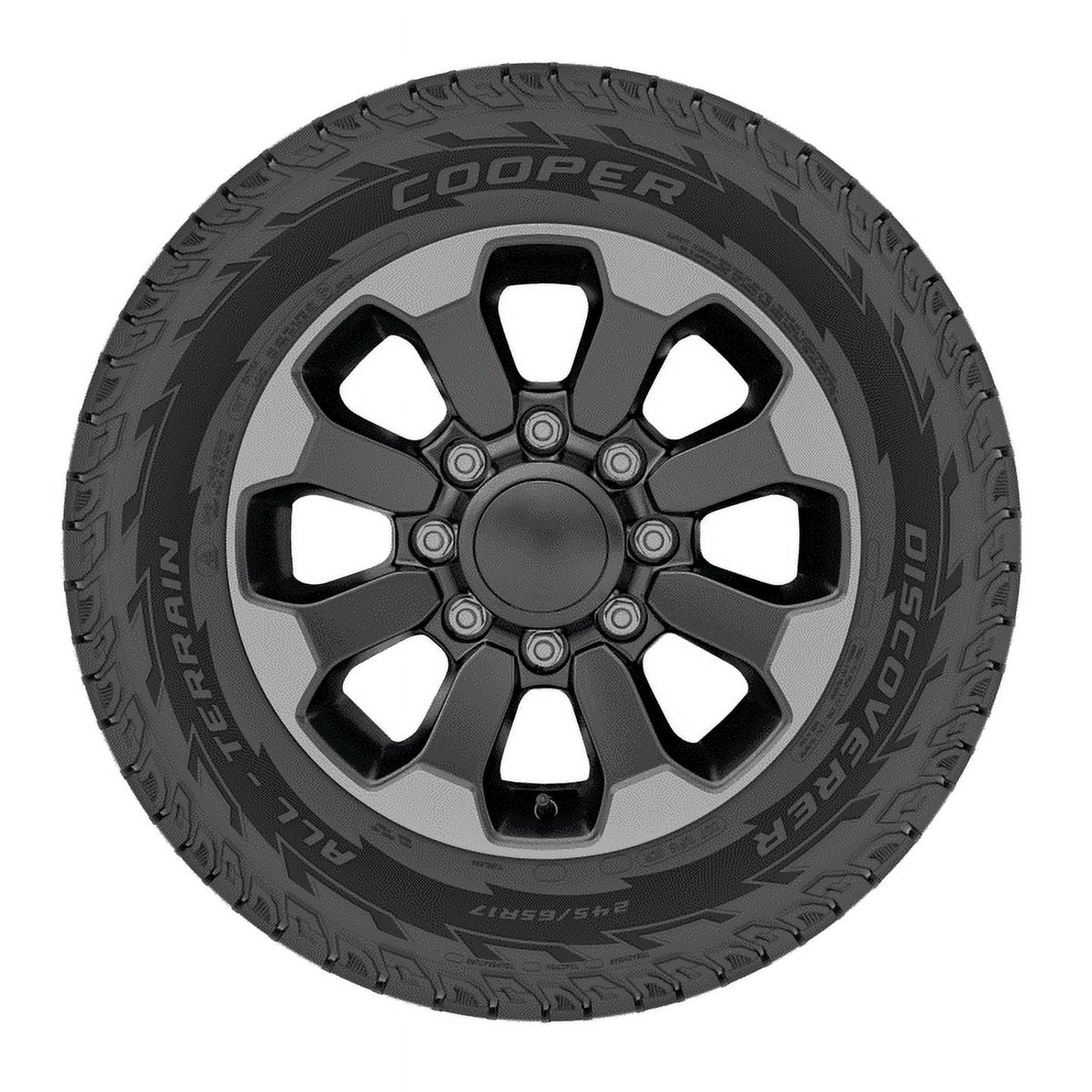 Cooper Discoverer All-Terrain 275/55R20 117T Light Truck & SUV Tire Fits: 2014-18 Chevrolet Silverado 1500 High Country, 2011-18 GMC Sierra 1500