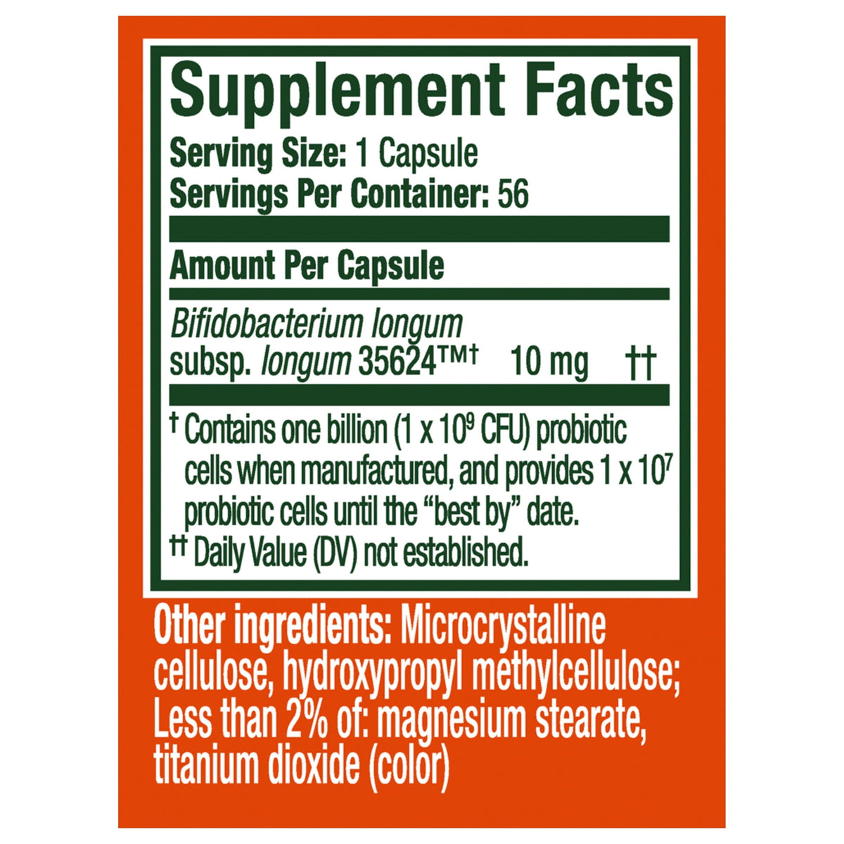 Align Probiotics for Women and Men, 24/7 Digestive Support, 56 Capsules
