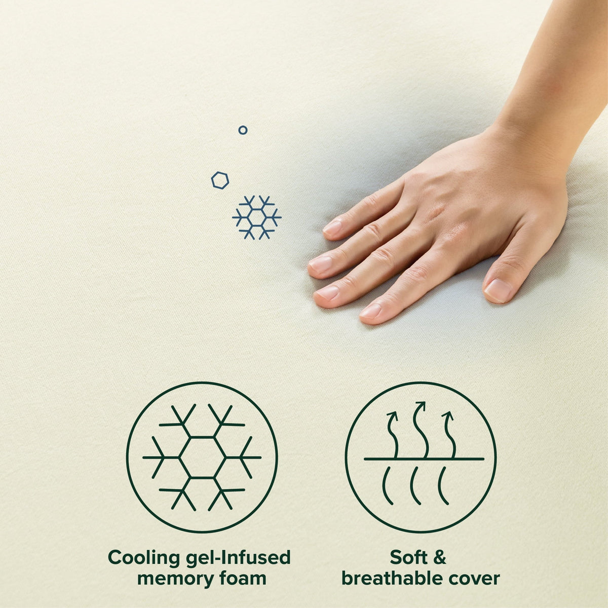 Zinus Gel Airflow 10" Full Mattress, Gel Memory Foam Mattress CertiPUR-US Certified