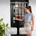 Veise Keyless Entry Door Lock with 2 Knobs Set, Electronic Keypad Deadbolt, Easy Installation Digital Smart Door Lock Set, Auto Lock, One-time Codes