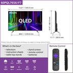 Philips 60" Class QLED 4K UHD (2160p) Roku Smart TV (60PQL7656/F7)
