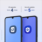 Unlocked Samsung Galaxy A15 5G Cell Phone 128GB 4GB RAM 50MP Camera Blue Black