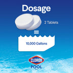Clorox Pool&Spa XtraBlue 3" Chlorinating Tablets Chlorine Pool Chemicals , 5lb