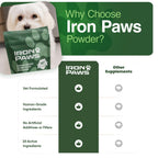 Human-Grade Superfood for Dogs, Premium Greens Powder Supplement for Dental Health, Longevity, Hip & Joint, Gut Health, Allergies, Immune Support