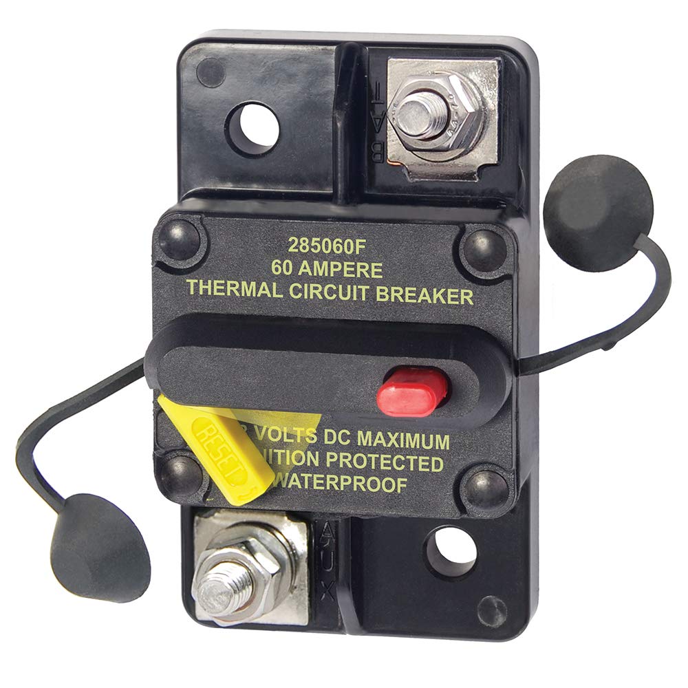 Blue Sea Systems 285-Series Surface-Mount Circuit Breaker, 60A