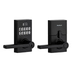 Kwikset SmartCode 917 Contemporary Electronic Deadbolt with Halifax Handle