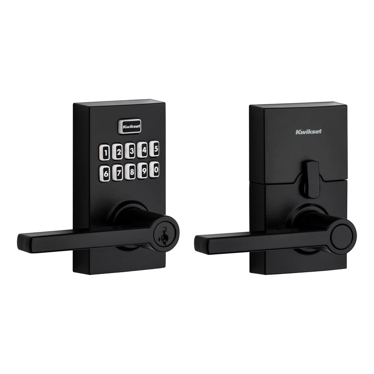 Kwikset SmartCode 917 Contemporary Electronic Deadbolt with Halifax Handle