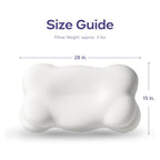 Mellow CloudAlign Memory Foam Pillow for Neck & Shoulder Support, Standard