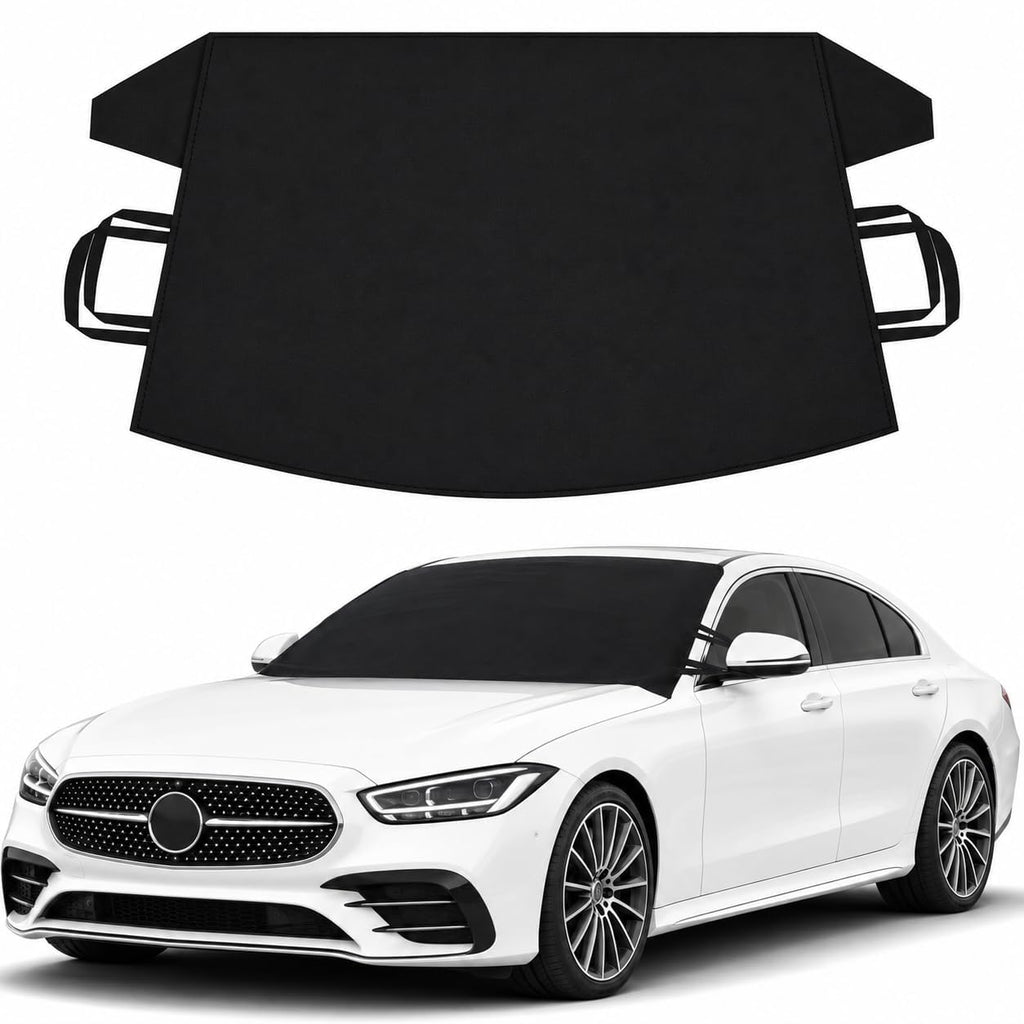 EcoNour Windshield Cover for Ice and Snow, Car Front window Snow cover