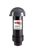 Vent Stack Pipe Filter 4 Sizes, Black ABS with Mushroom Cap, Removes Outdoor Septic and Sewer Odors (fits 1.5 or 2.0-inch)