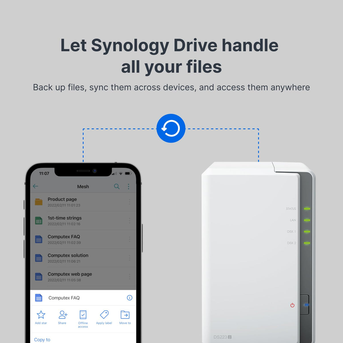 Synology 2-Bay DiskStation DS223j (Diskless)