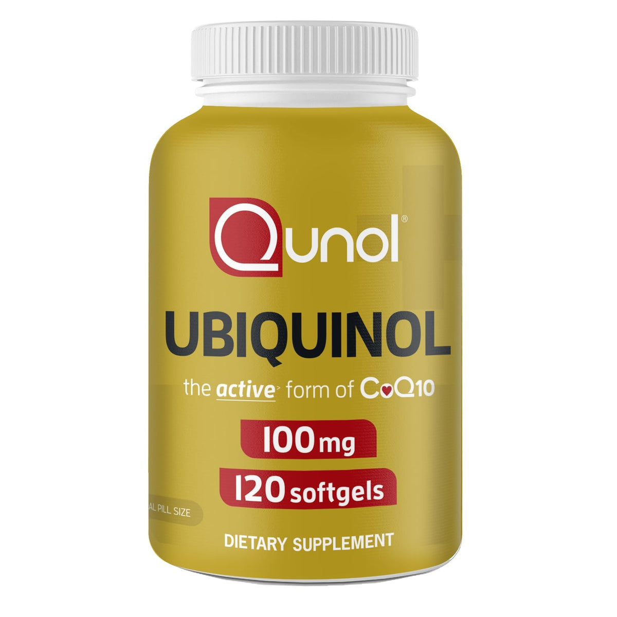 Qunol Ubiquinol 100mg, Powerful Antioxidant for Heart Health, 120 Softgels