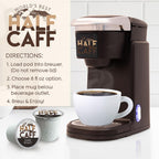 World's Best Half Caff Dark Roast Coffee Pods 100ct Keurig Compatible