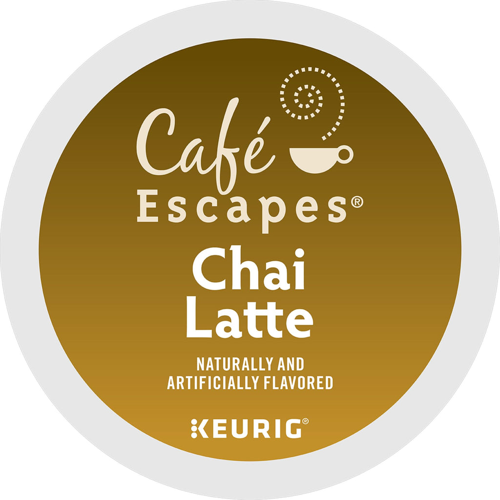 Café Escapes Chai Latte, Single-Serve K-Cup Pods, 60 Count